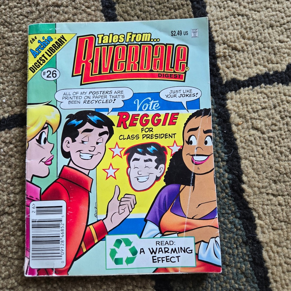 Tales From Riverdale Digest #26 Archie Comics Vote Reggie NiGHTS Wii Ad 2008